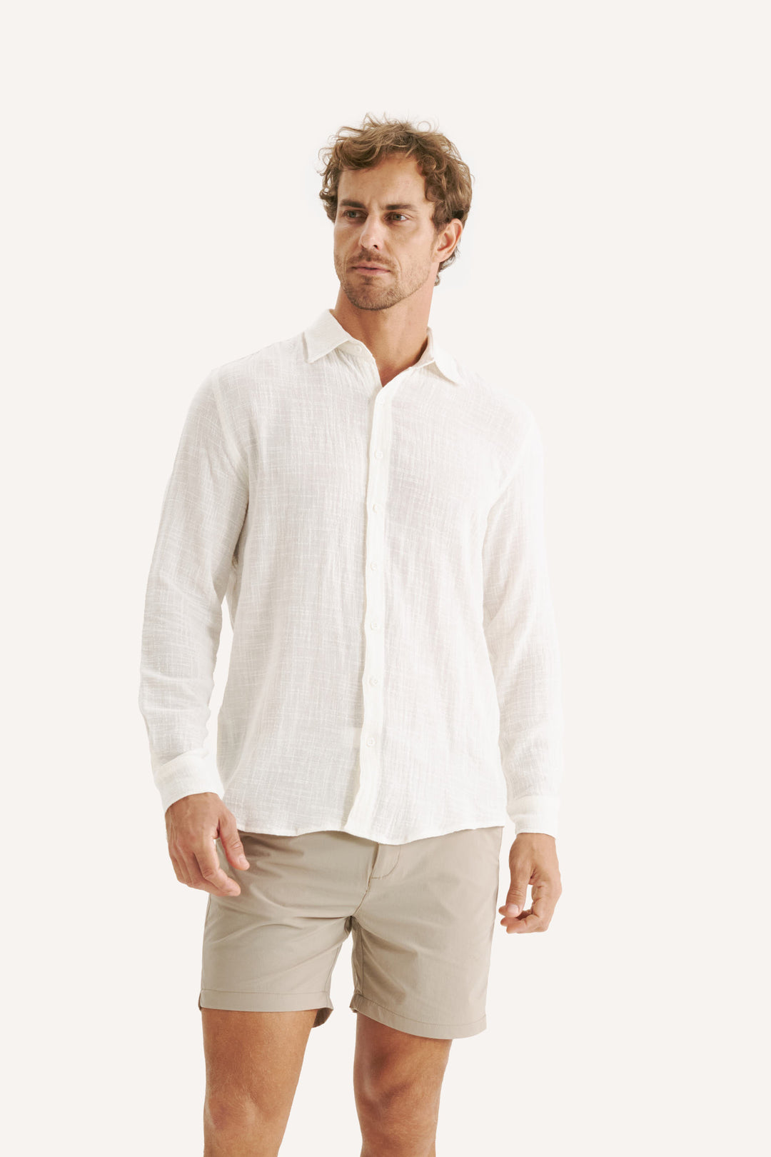 Camisa Mar Manga Longa - Branca