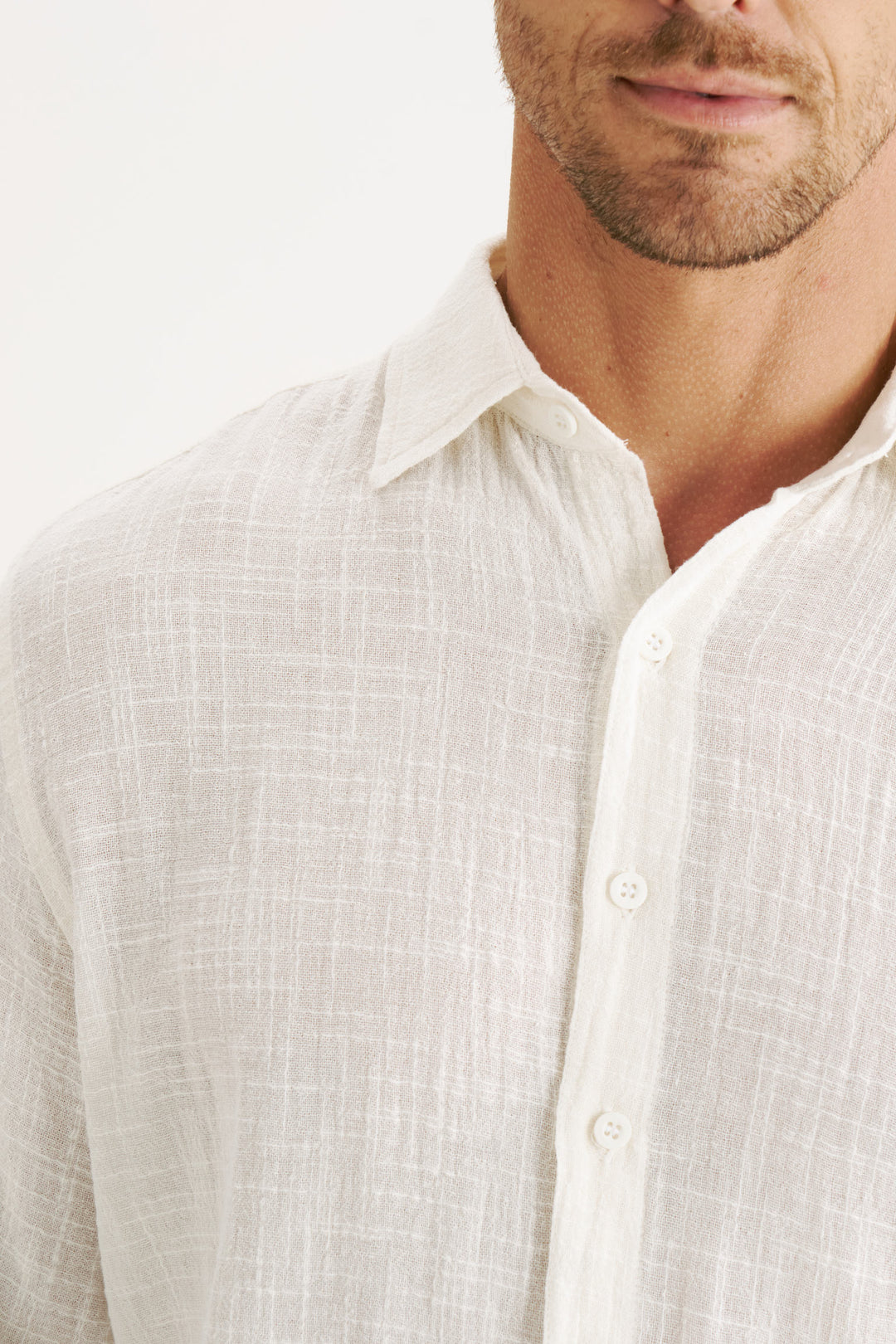 Camisa Mar Manga Longa - Branca
