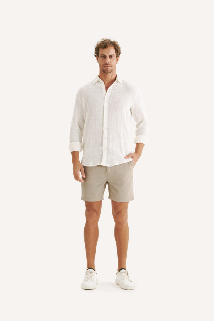 Camisa Mar Manga Longa - Branca