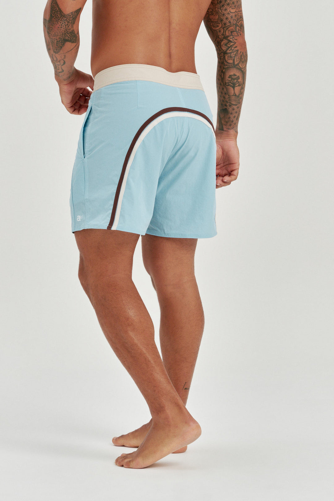 Boardshort Recorte- Azul Claro