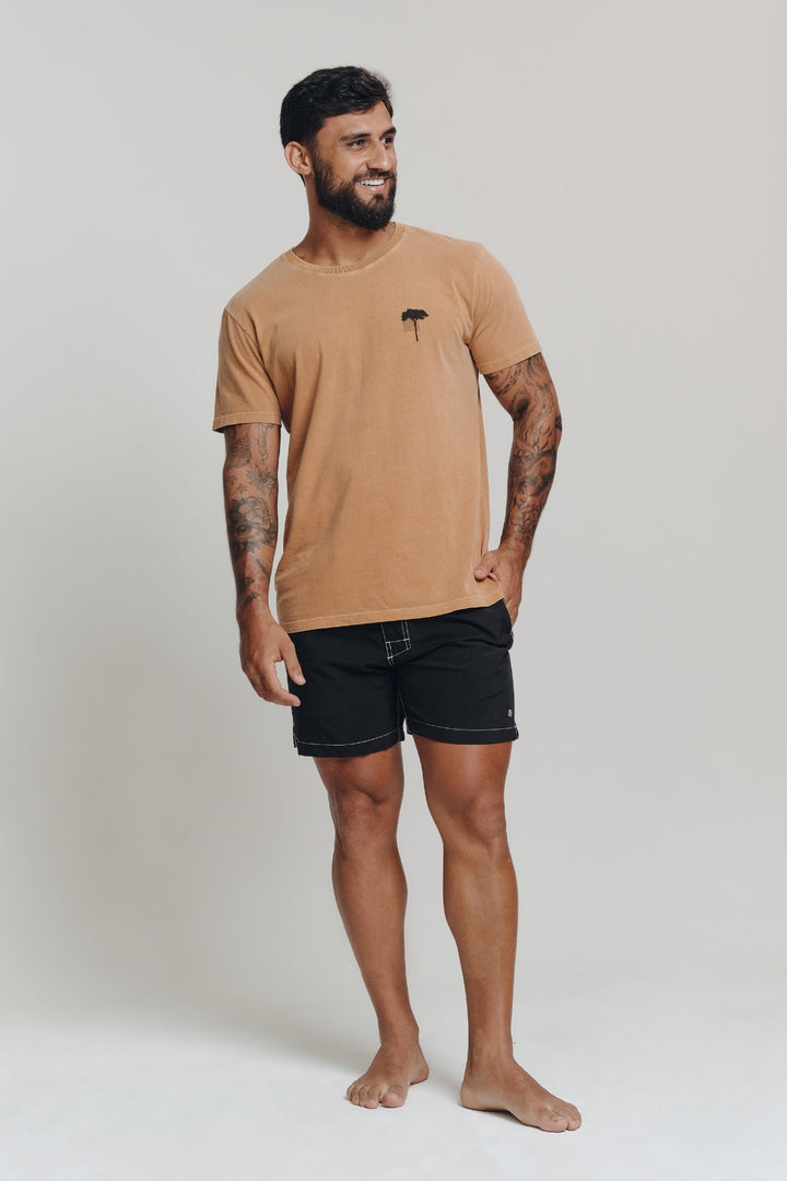 Boardshort Old-school - Preto