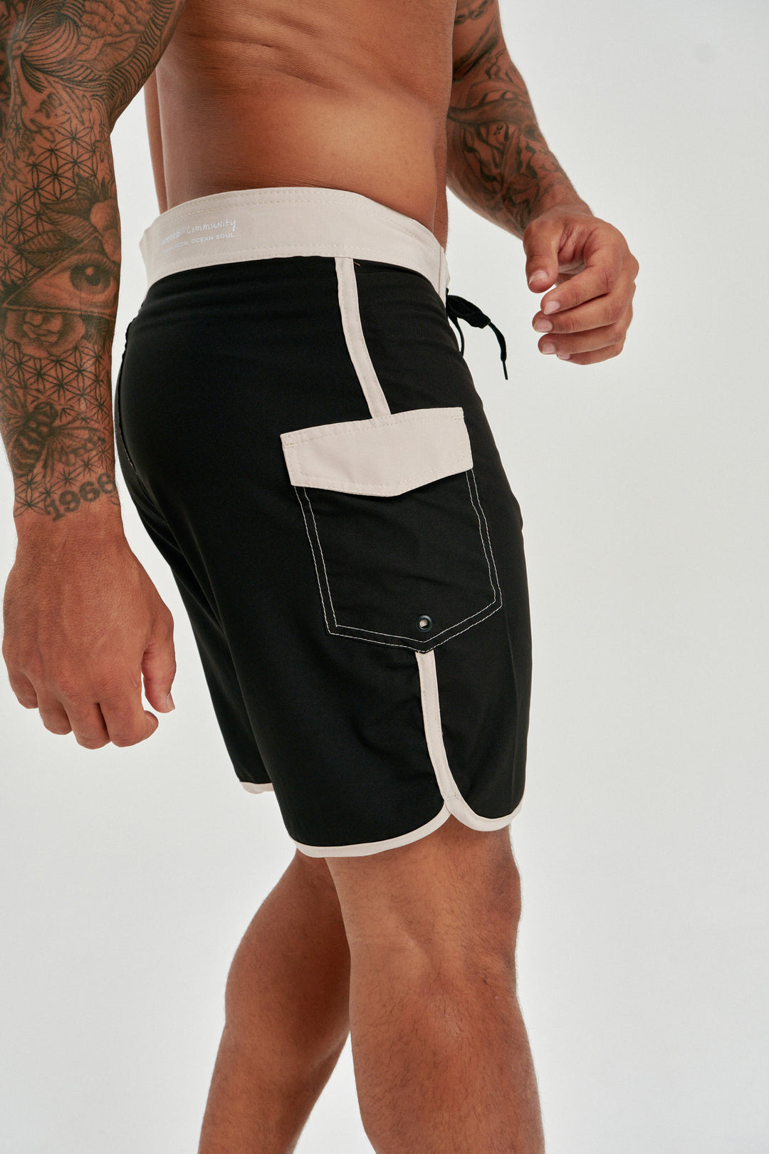 Boardshort Rock - Preto