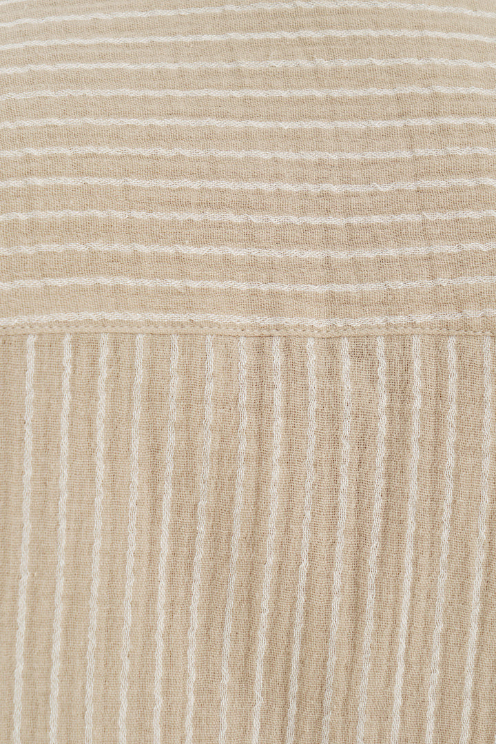 Camisa Stripe Listrada - Creme
