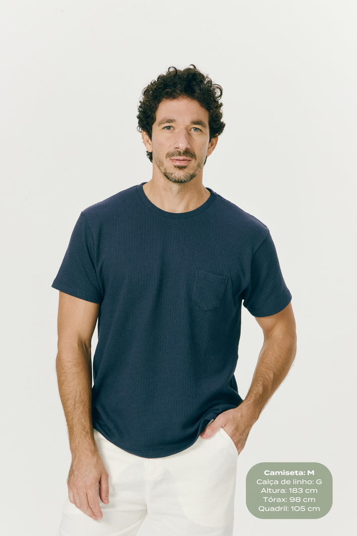 Camiseta Texture - Preta