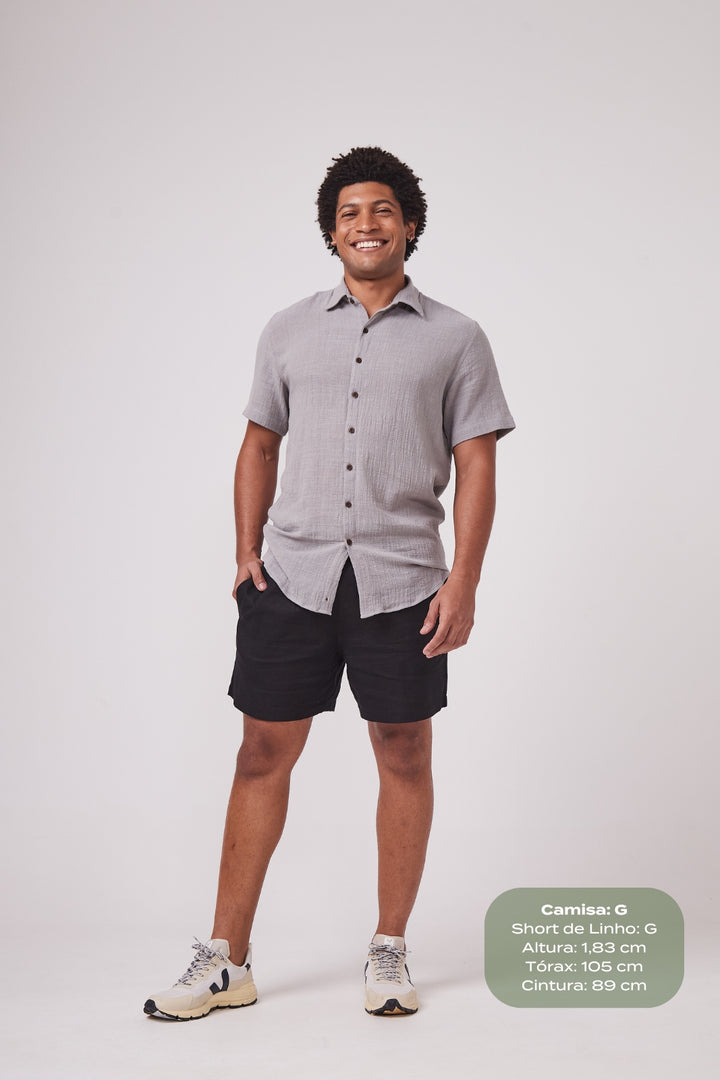 Camisa Mar - Cinza