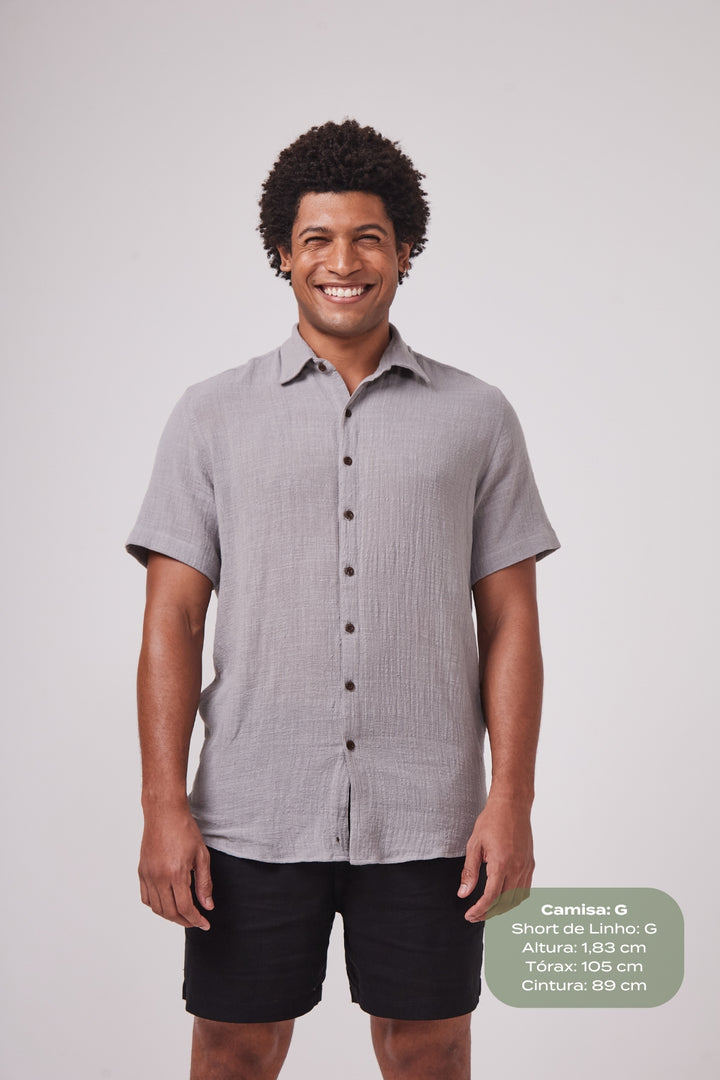 Camisa Mar - Cinza