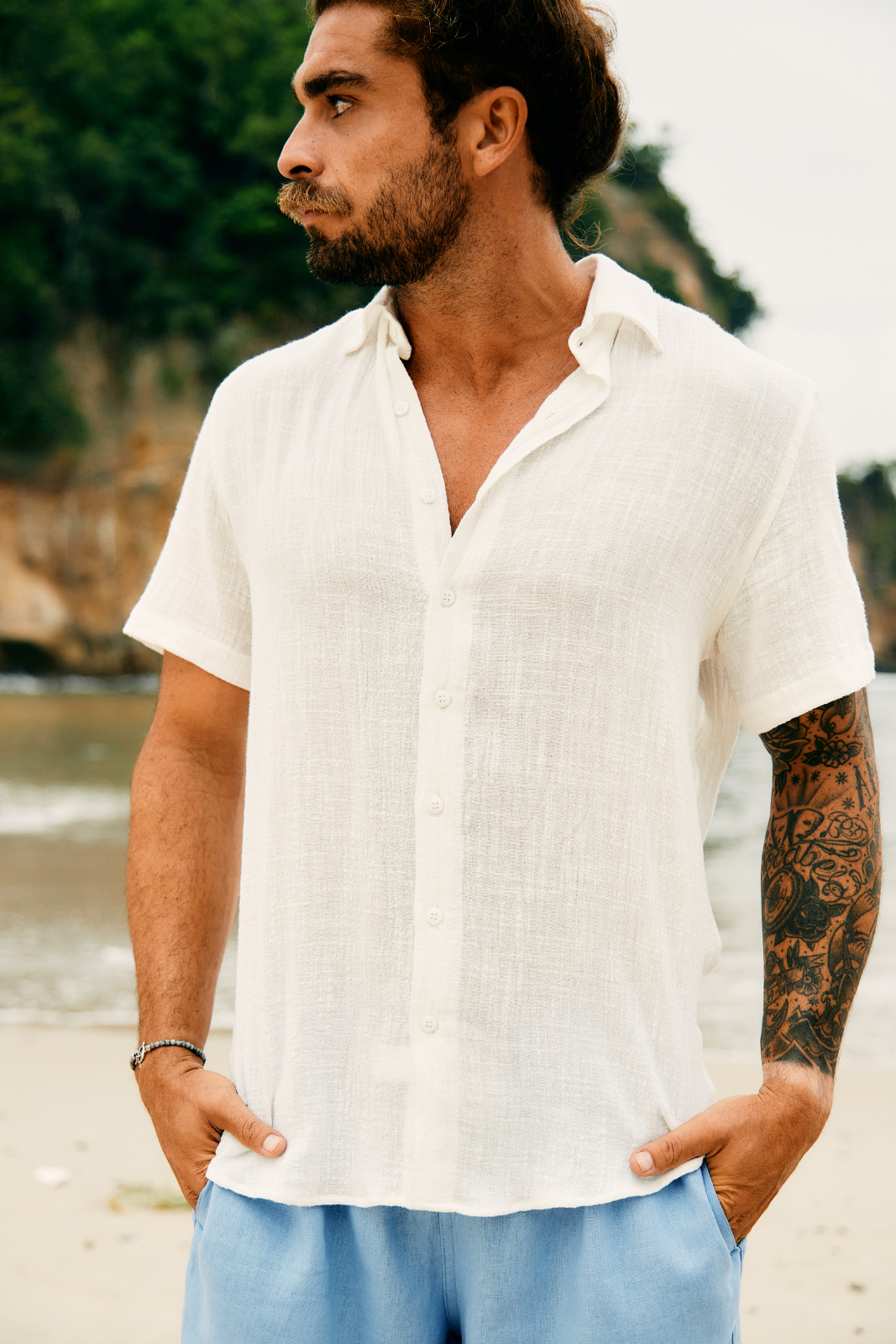 Camisa Mar - Creme