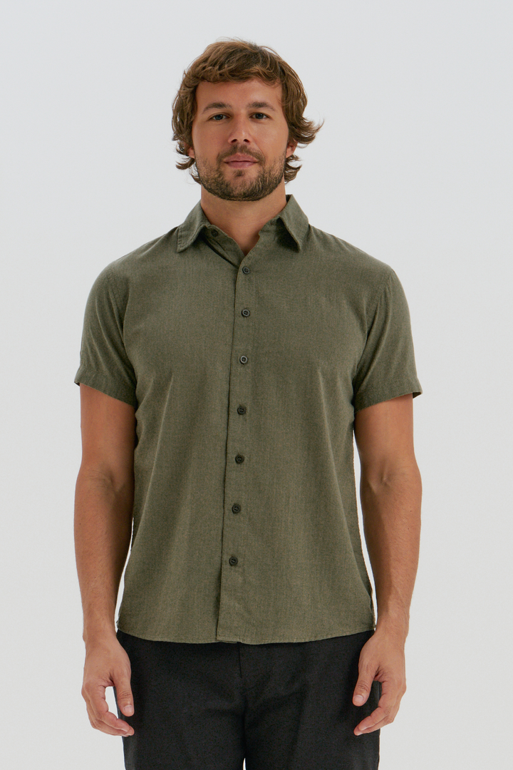 Camisa Cambray - Verde