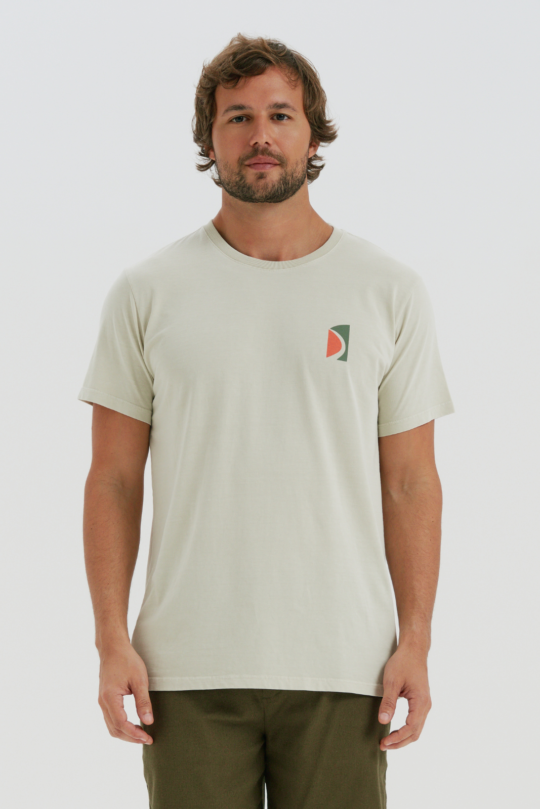 Camiseta Geo Element - Areia