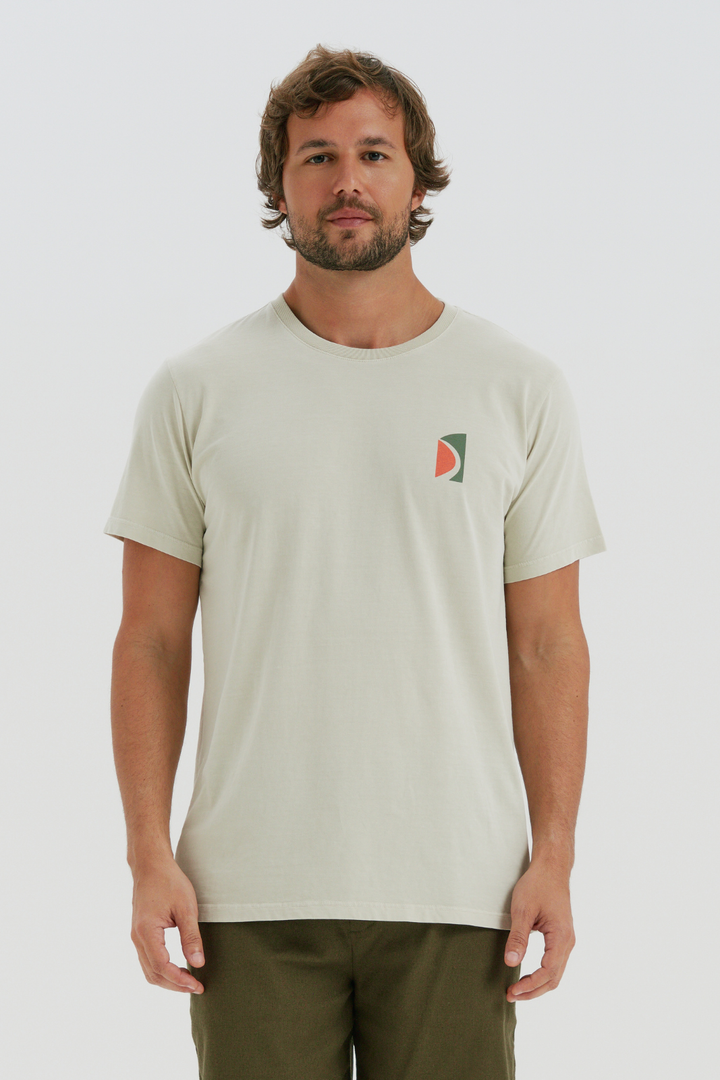 Camiseta Geo Element - Areia