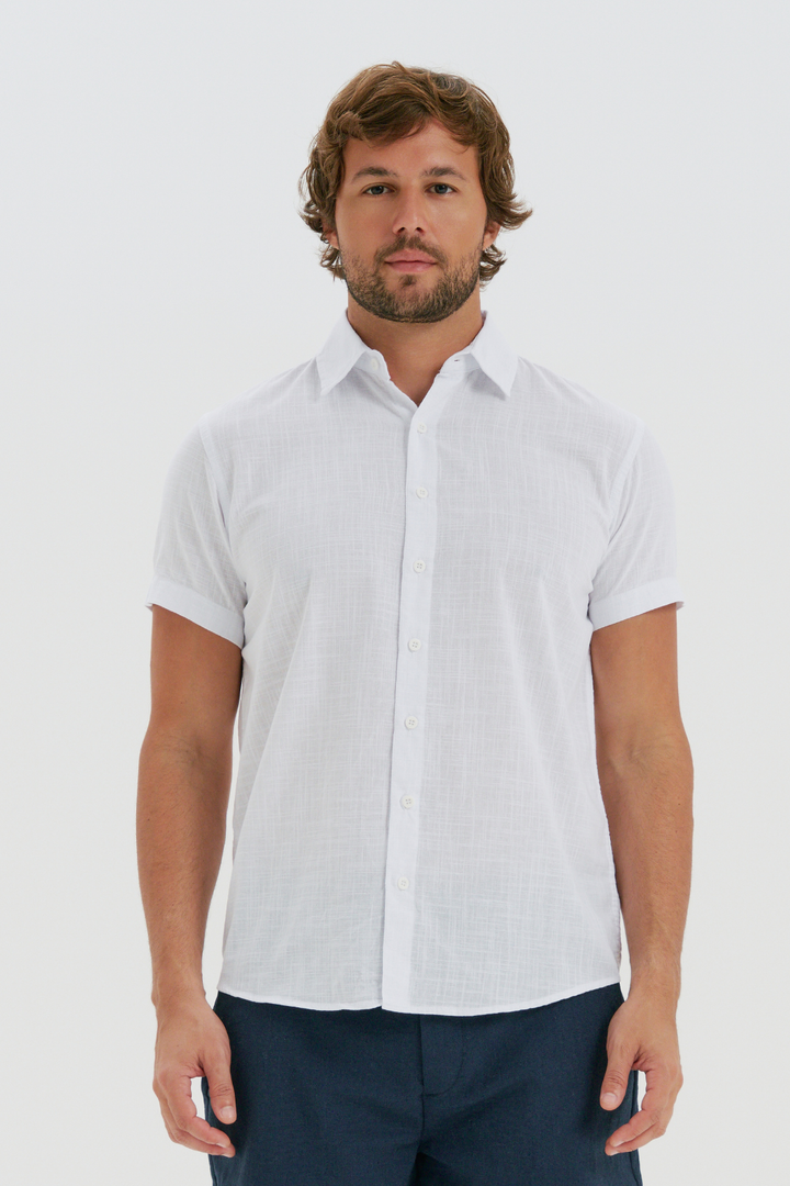 Camisa Cambray - Branca