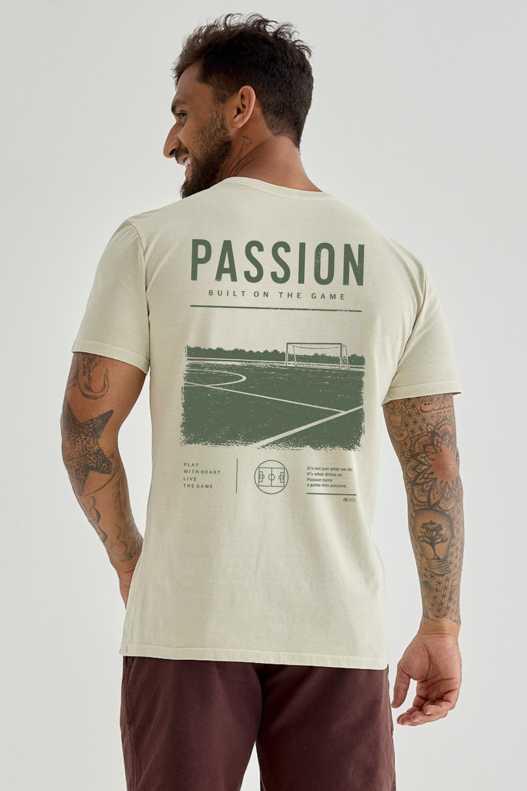 Camiseta Estonada Passion - Areia