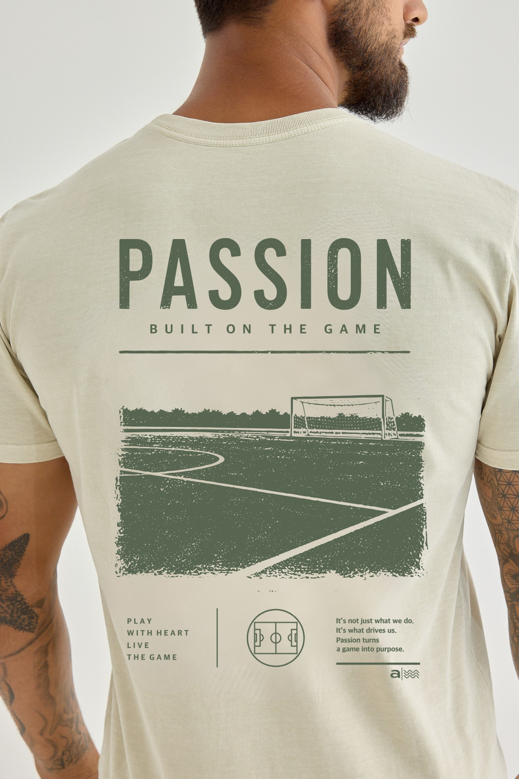 Camiseta Estonada Passion - Areia