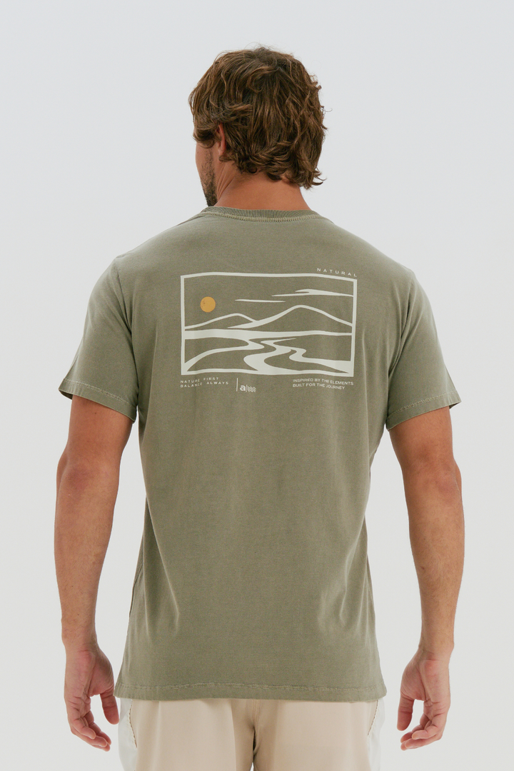 Camiseta Estonada - Oásis  - Verde