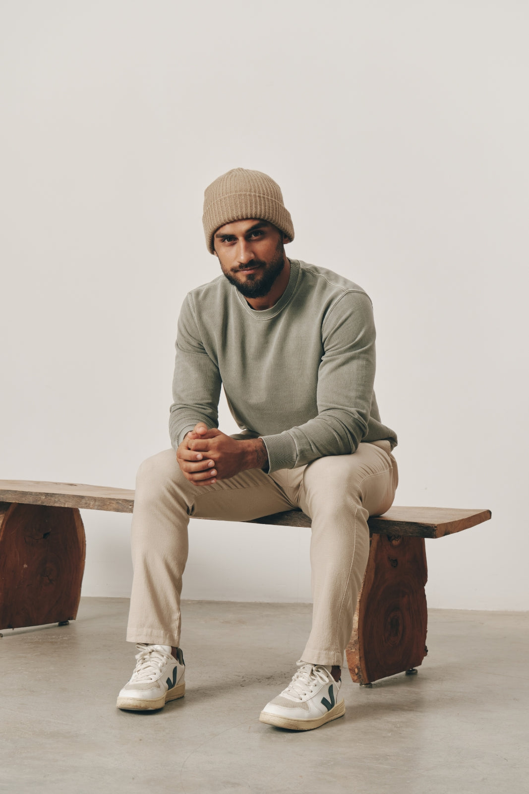 Blusa de Moletom Stone Orvalho - Verde