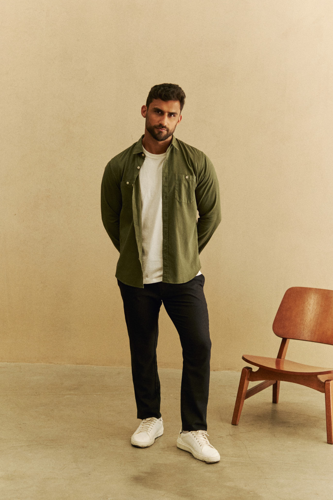 Camisa OverShirt Sarja Utility - Verde