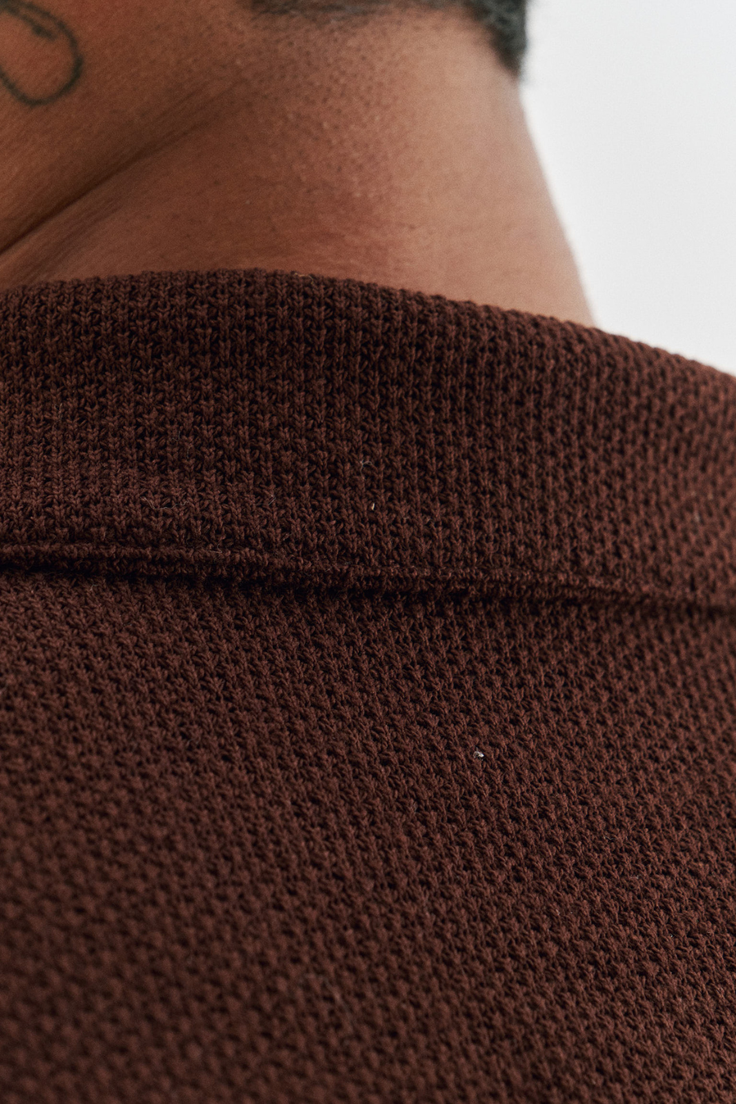 Camisa Texture - Marrom