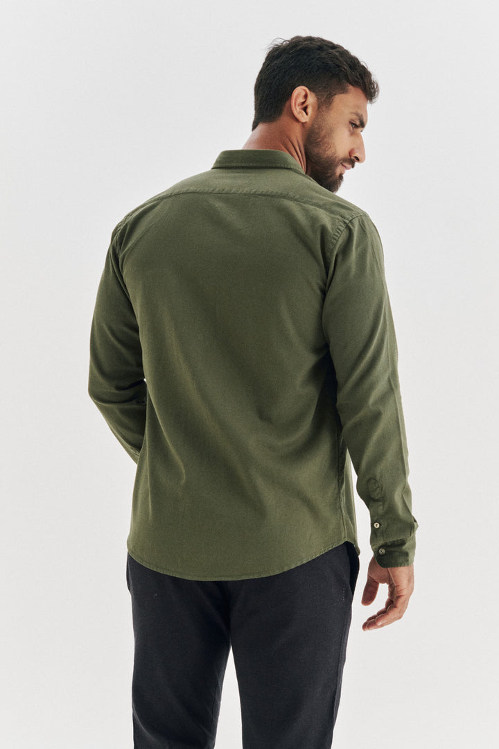 Camisa OverShirt Sarja Utility - Verde