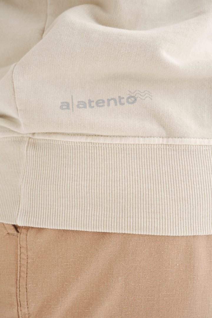 Blusa de Moletom Stone Orvalho - Areia