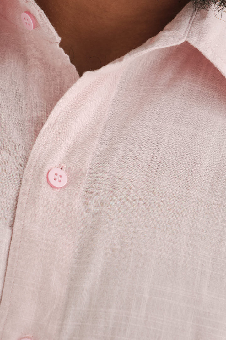 Camisa Cambray - Rosa Claro