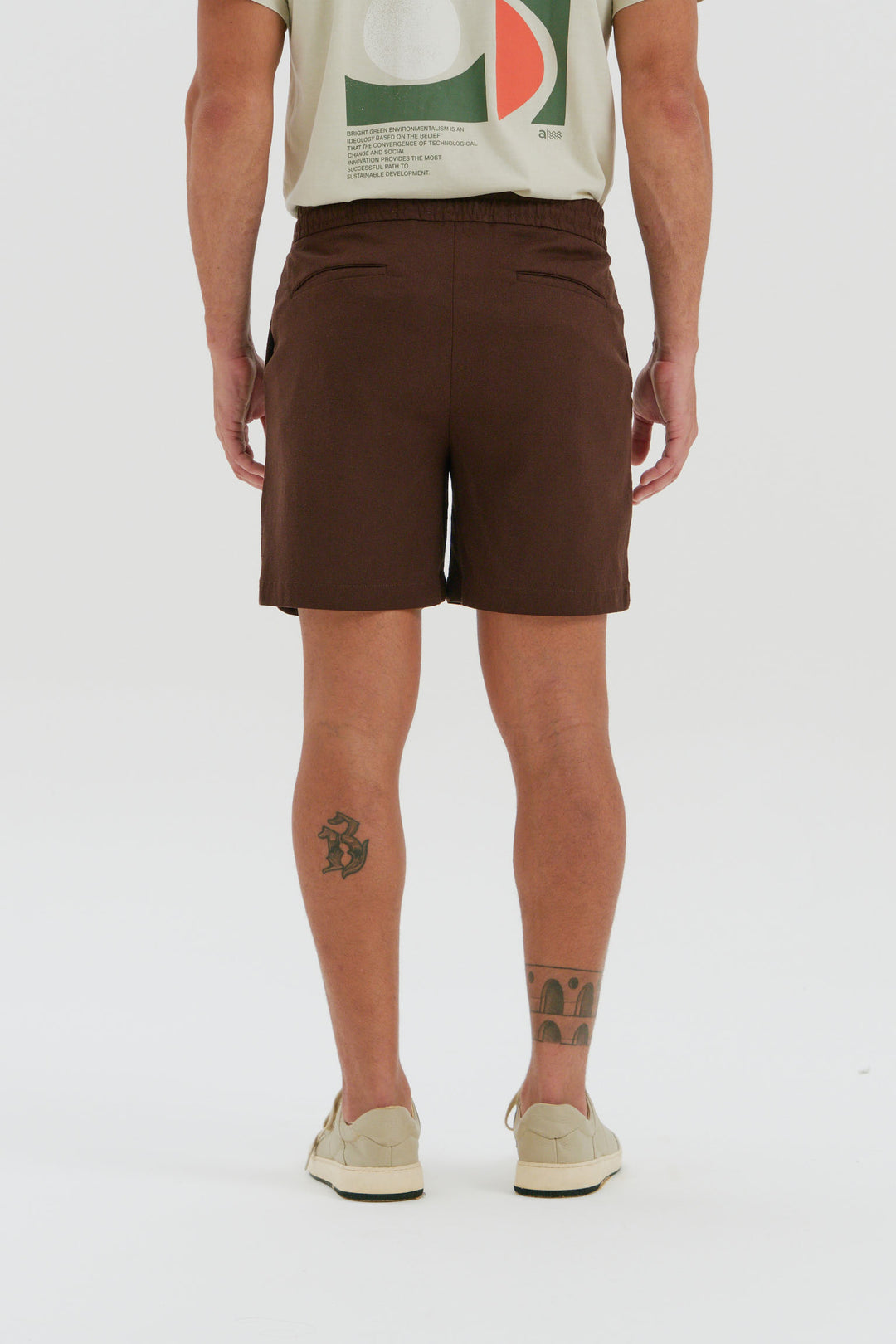 Short de Linho Caraíva - Marrom