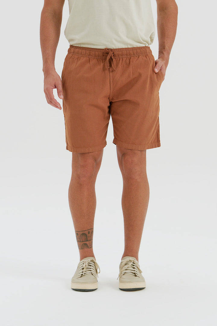 Short Sarja Walk Ocean - Caramelo
