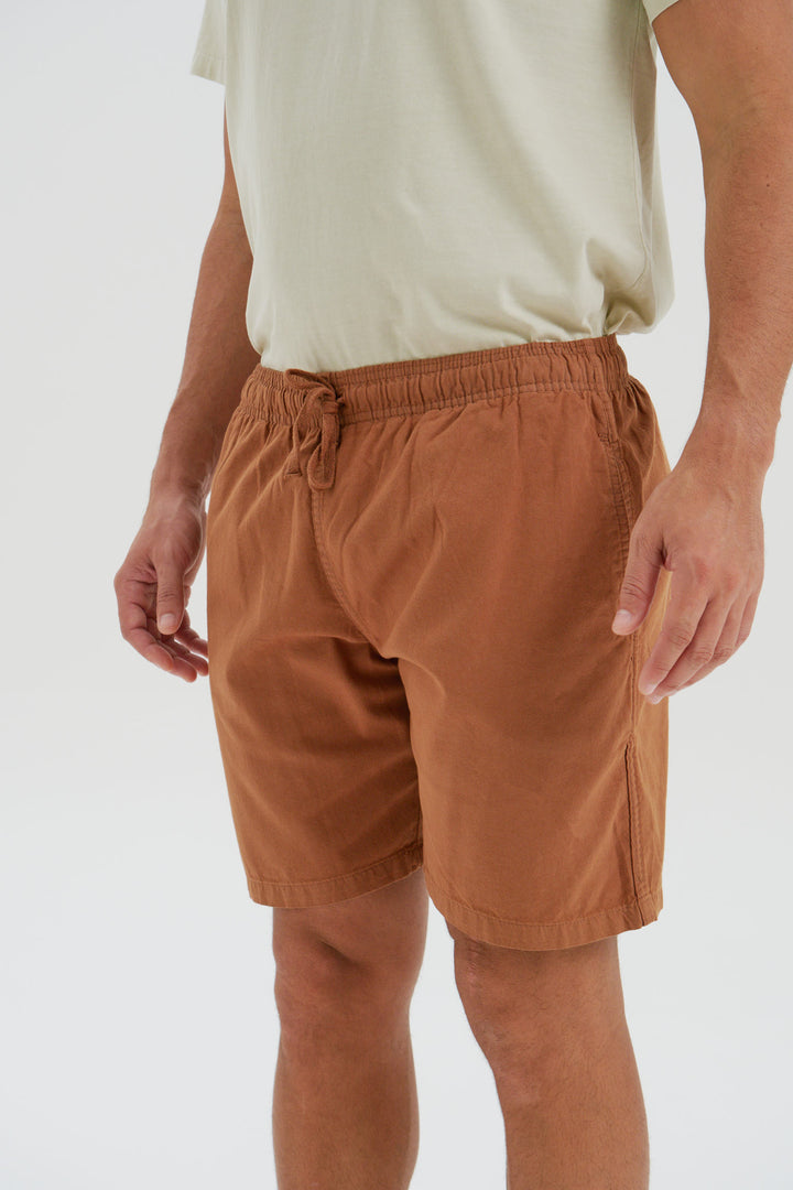 Short Sarja Walk Ocean - Caramelo