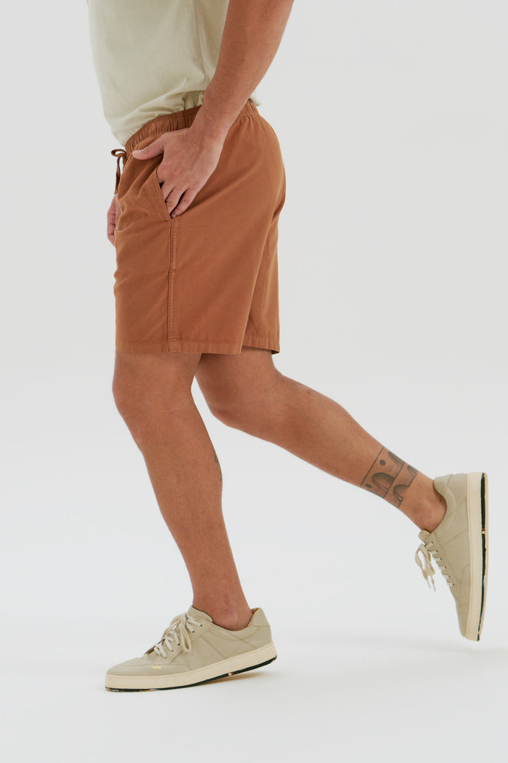 Short Sarja Walk Ocean - Caramelo