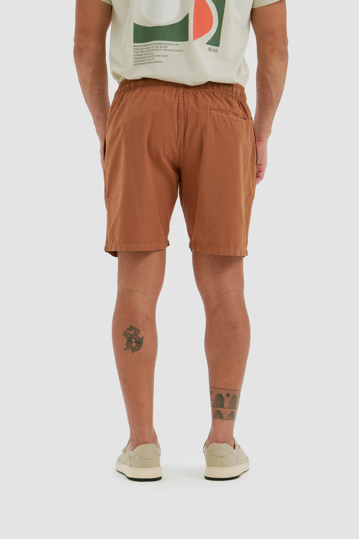 Short Sarja Walk Ocean - Caramelo
