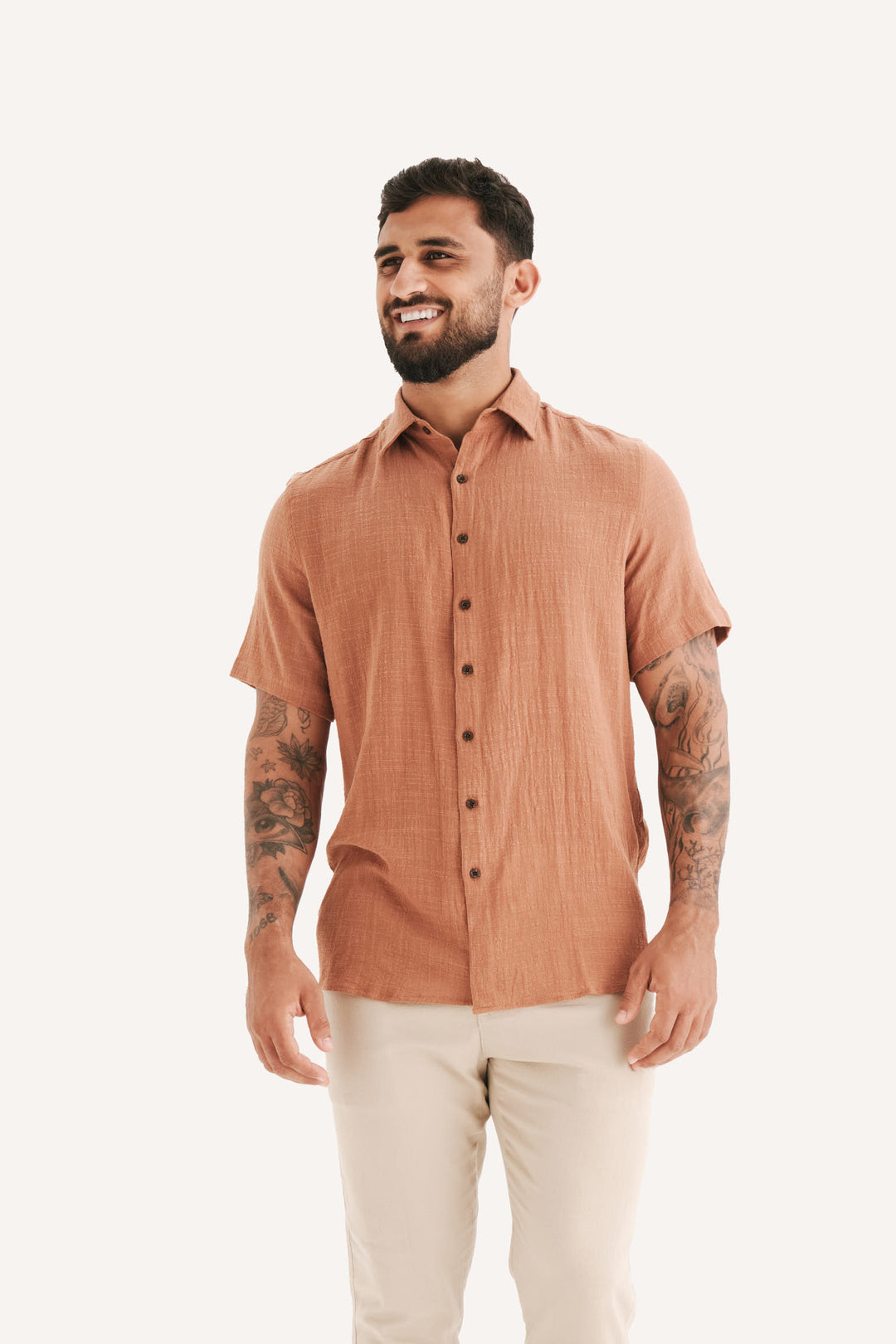 Camisa Mar - Marrom