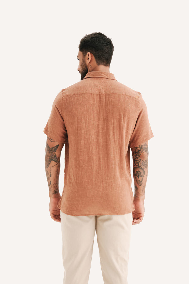 Camisa Mar - Marrom