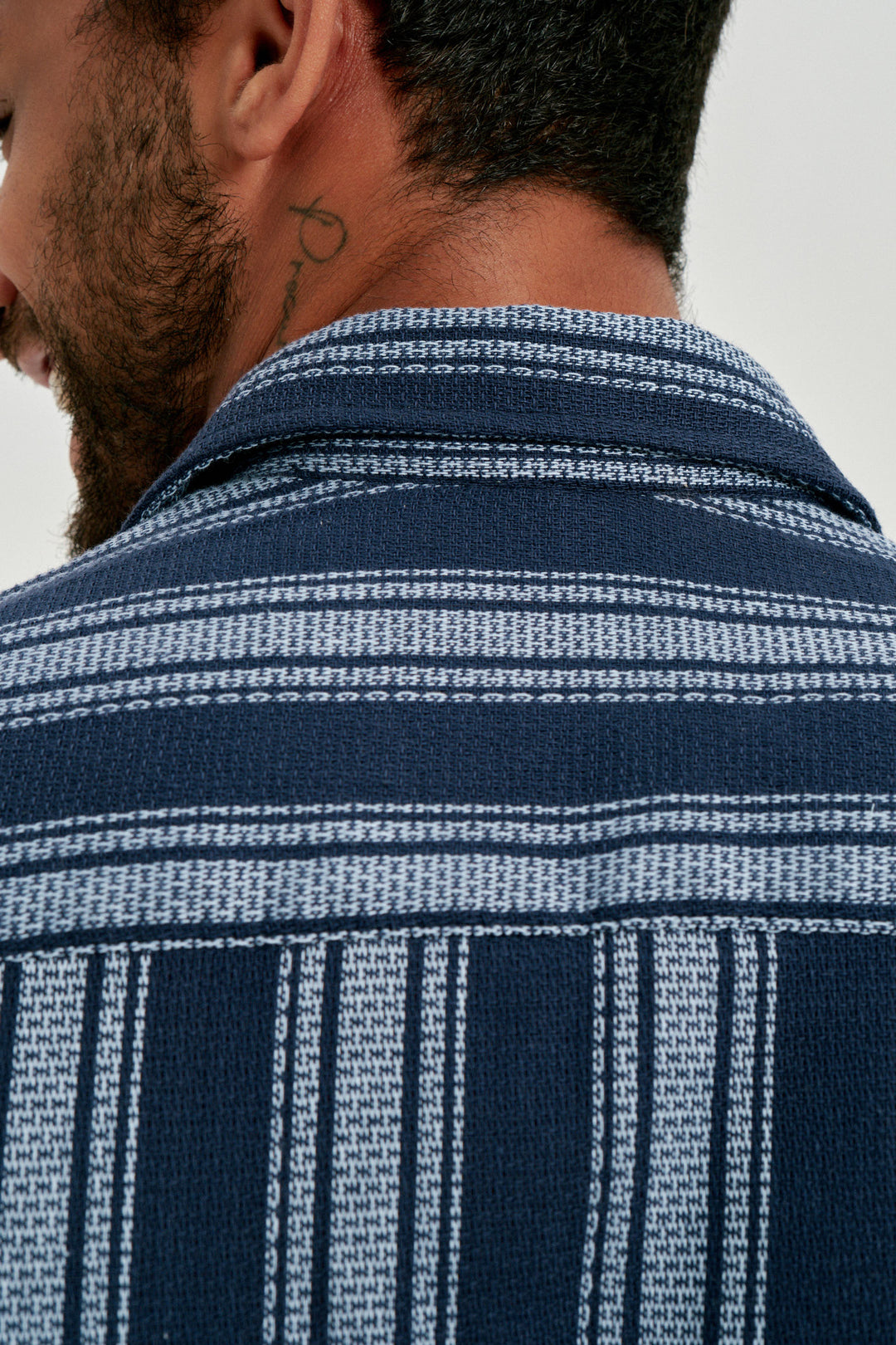 Camisa Texturizada Atlântica - Azul