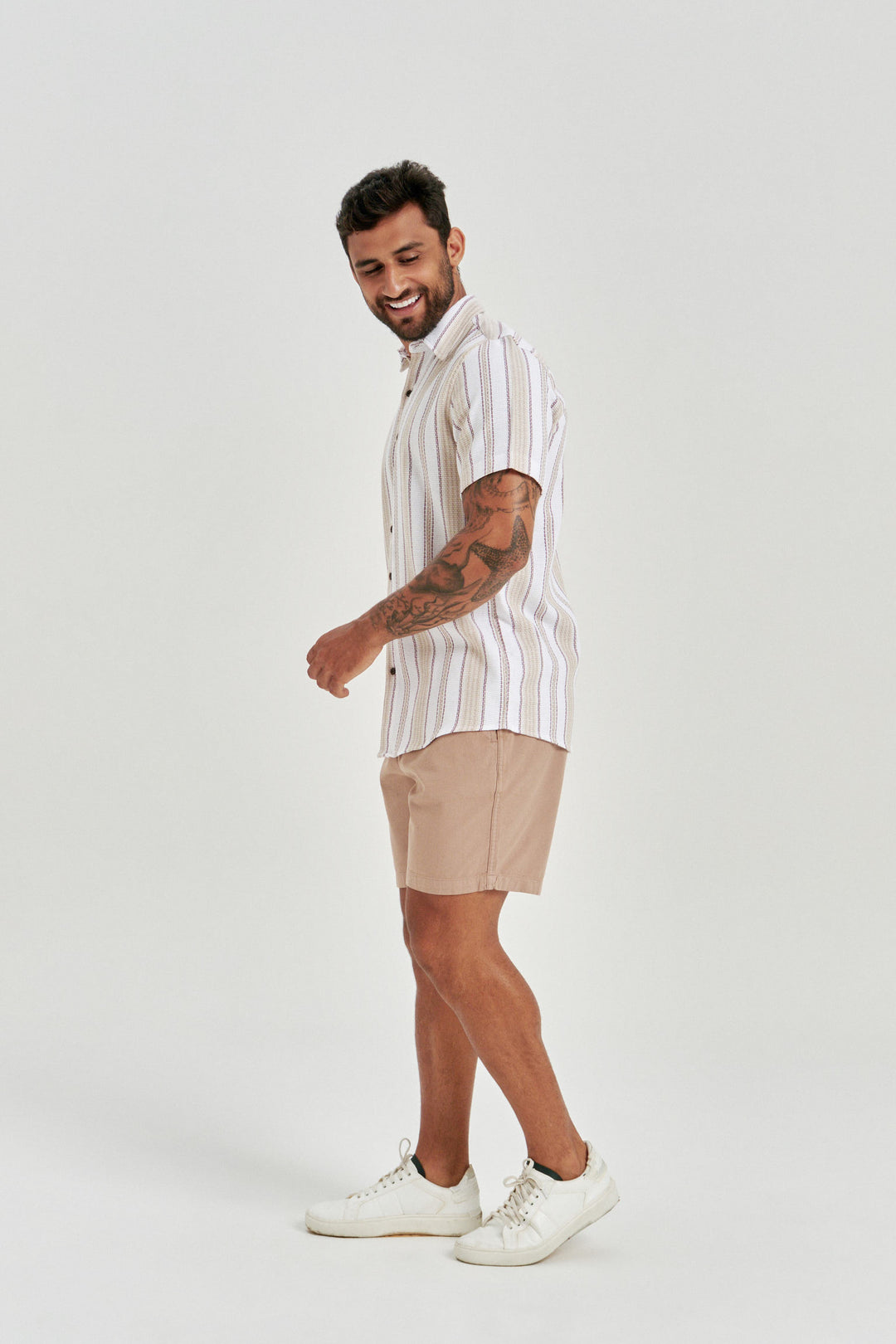 Camisa Texturizada Atlântica - Off-White