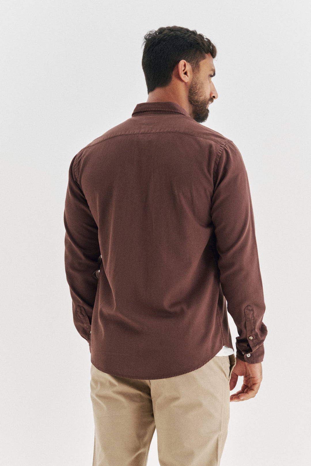 Camisa OverShirt Sarja Utility - Marrom