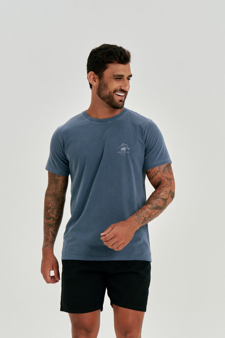 Camiseta Estonada - Dois Irmãos - Azul