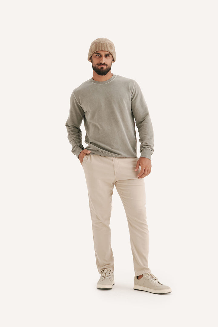 Blusa de Moletom Stone Orvalho - Verde