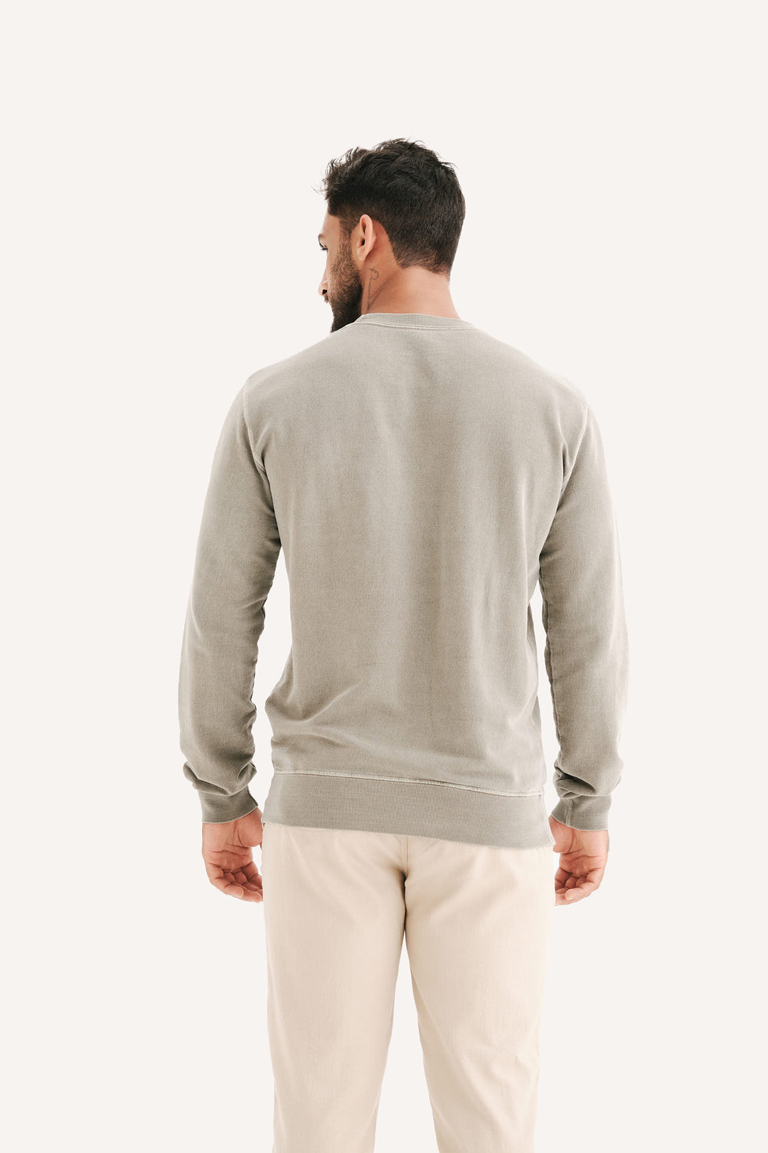 Blusa de Moletom Stone Orvalho - Verde
