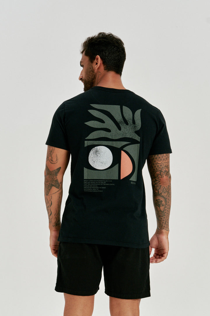Camiseta Geo Element - Preta
