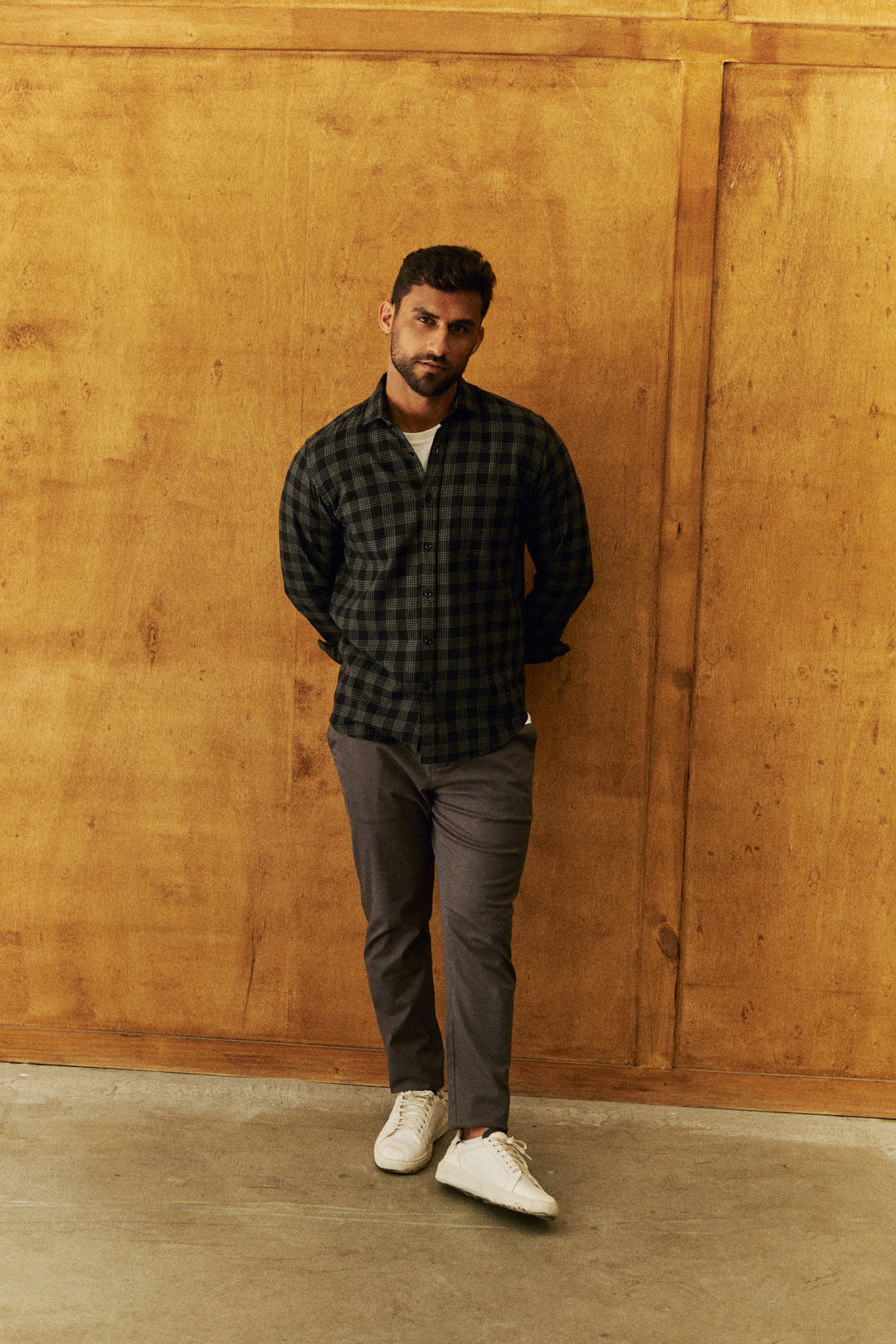 Camisa Flanela Xadrez Neblina - Preta