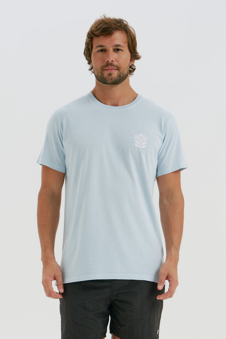 Camiseta Estonada - Positive - Azul Claro