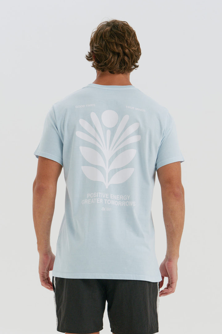 Camiseta Estonada - Positive - Azul Claro