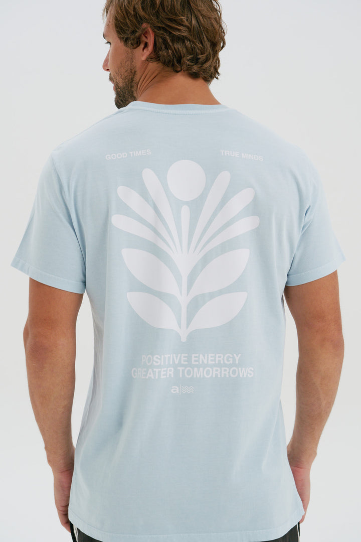 Camiseta Estonada - Positive - Azul Claro