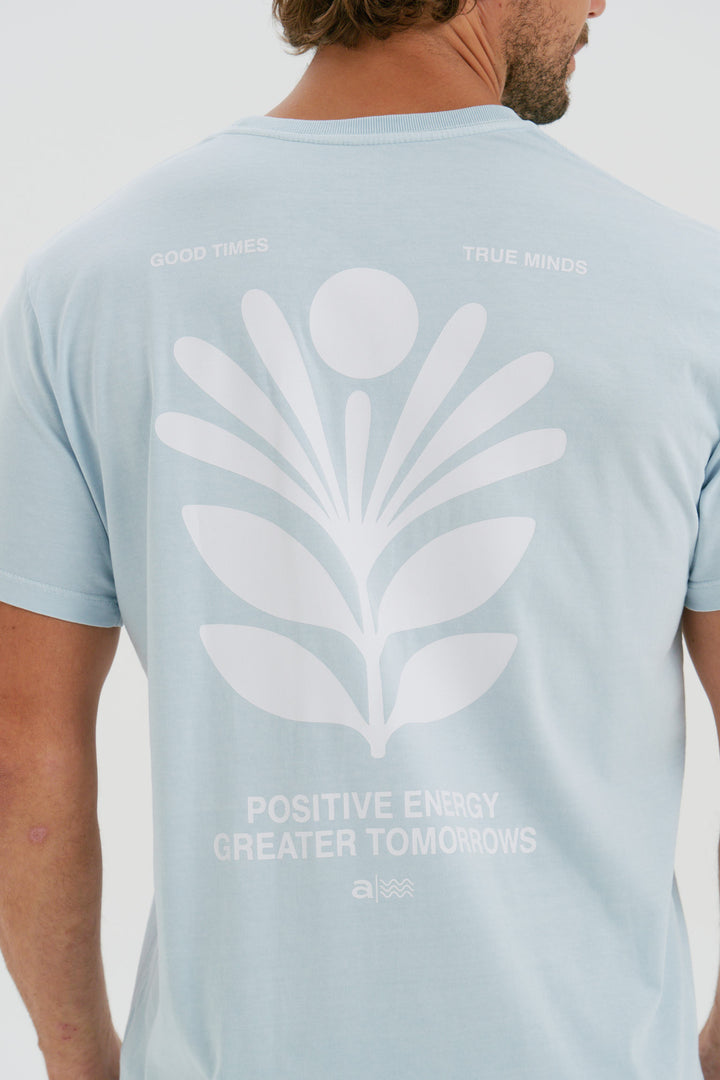 Camiseta Estonada - Positive - Azul Claro