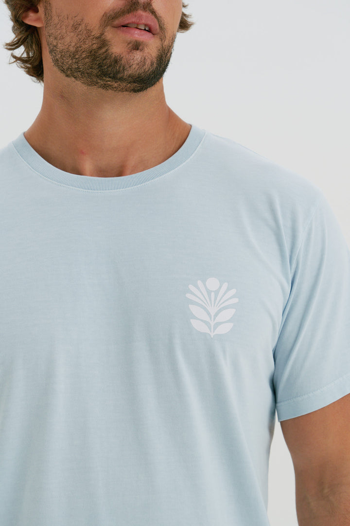 Camiseta Estonada - Positive - Azul Claro