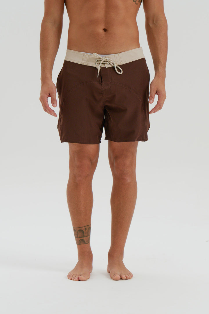 Boardshort Recorte- Marrom