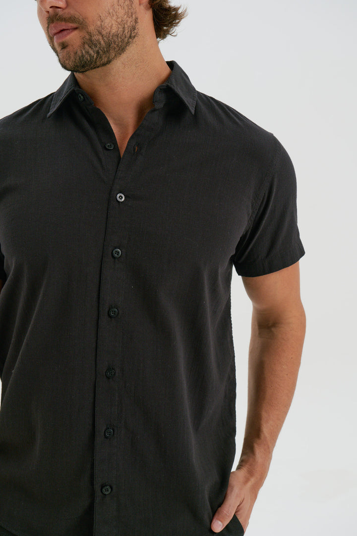 Camisa Cambray - Preta