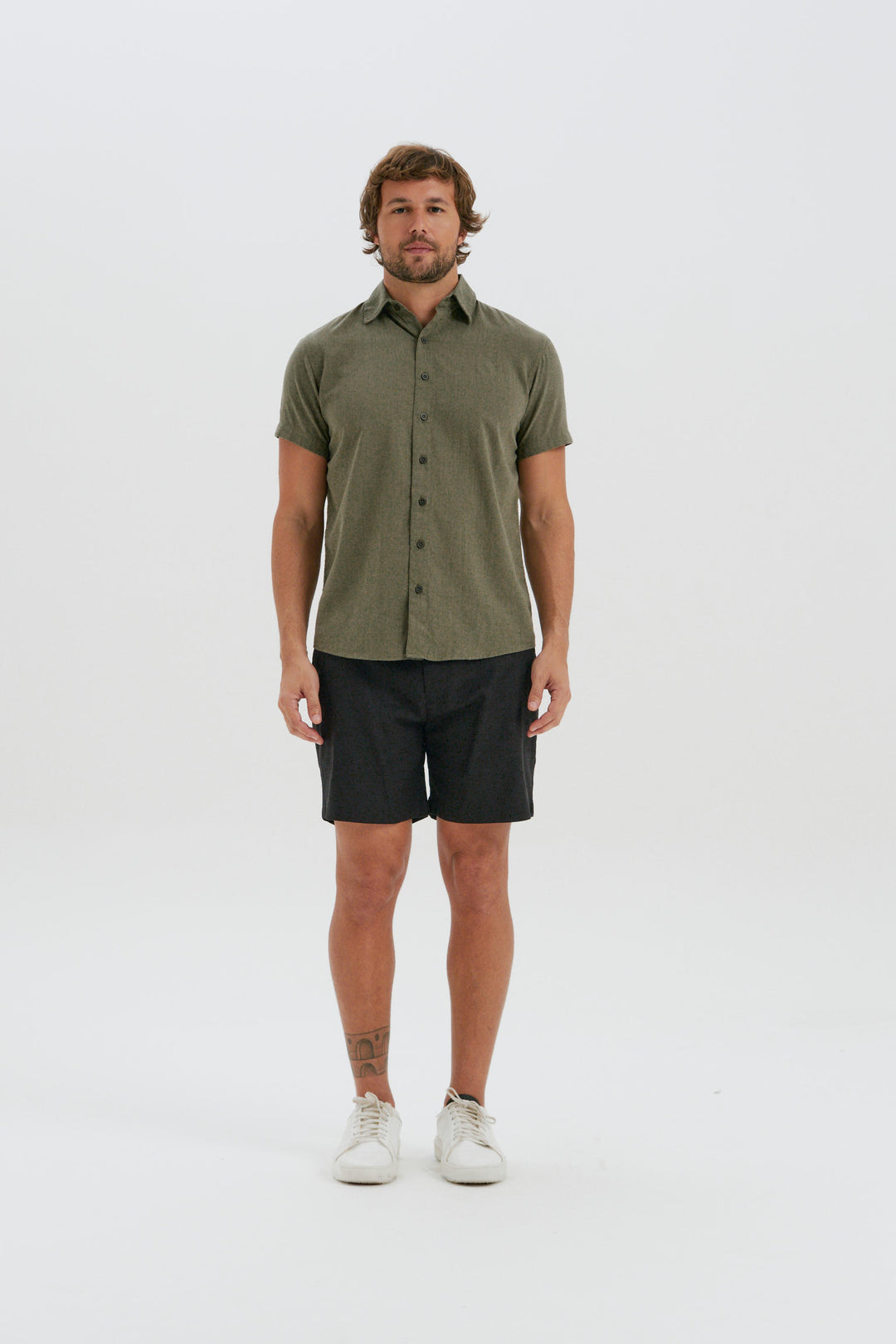 Camisa Cambray - Verde