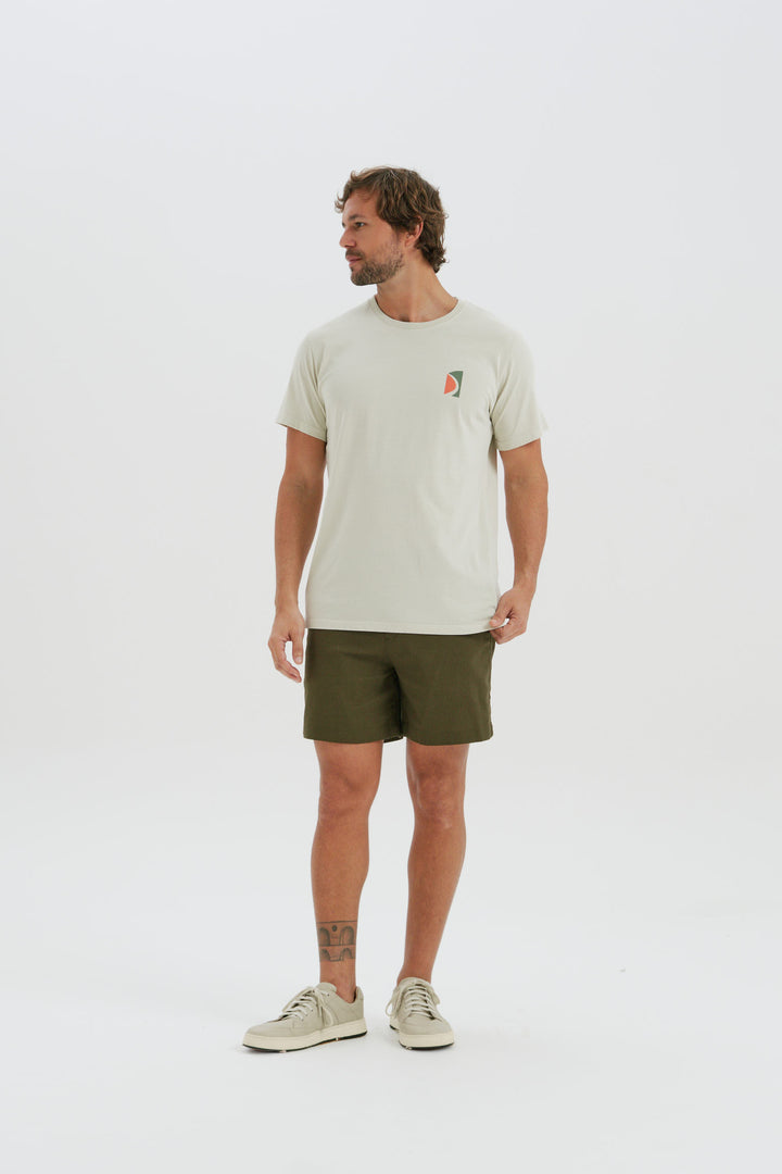 Camiseta Geo Element - Areia
