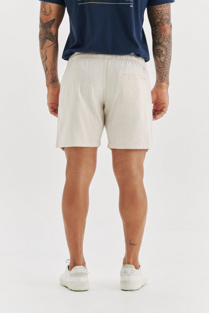 Short de Linho - Natural