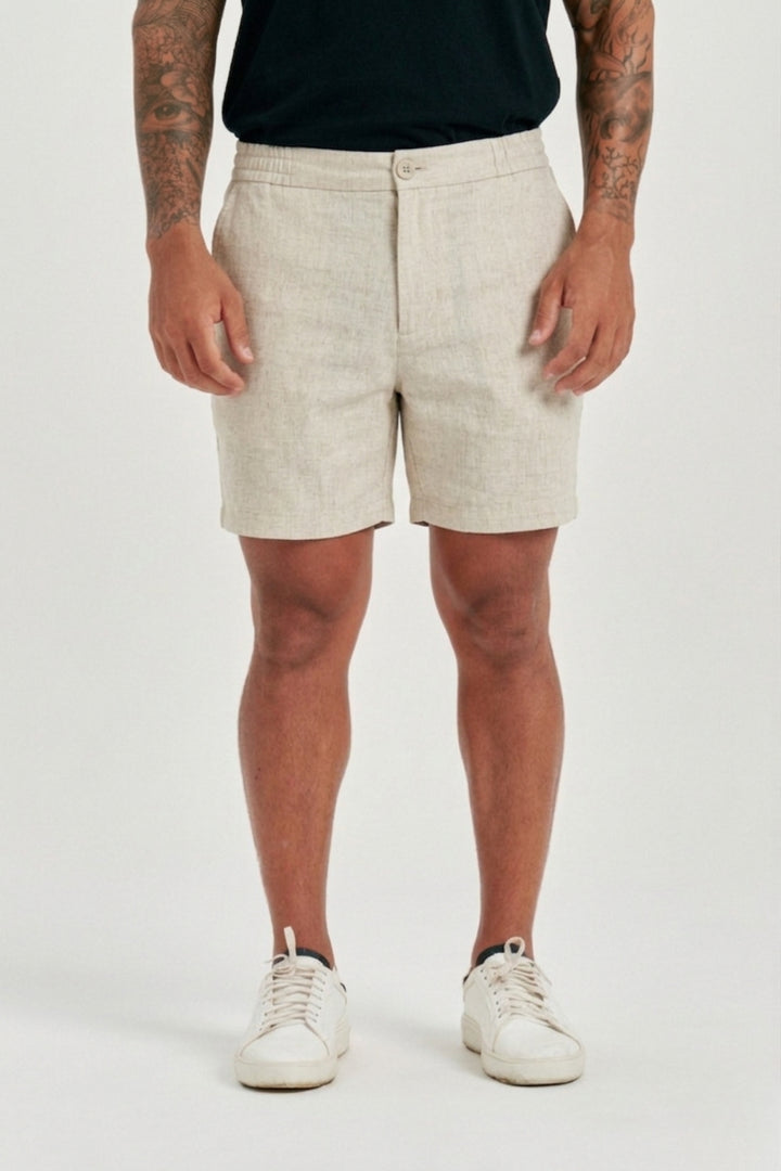 Short de Linho Caraíva - Natural